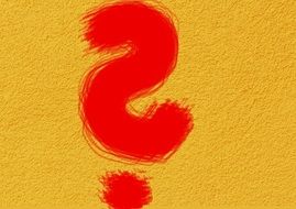 question mark characters yellow