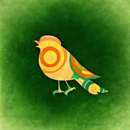 bird abstract pattern
