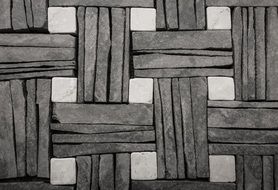 stone wall slate mosaic background