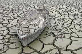 old ship mud broken abandoned sad