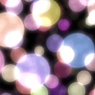 colorful bubbles in bokeh