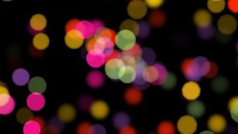 background with colorful lights in bokeh
