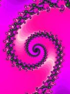 fractal spiral curve helix