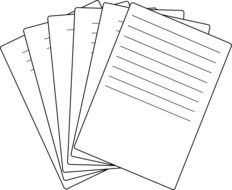 paper leaves wood leave template