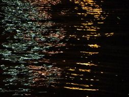 dark water night lakes rivers