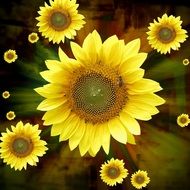 sunflower background