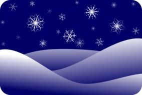snowflakes snow winter abstract