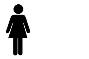 woman pattern black background