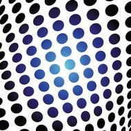 dots blue background fabric