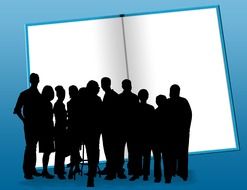 team book background community