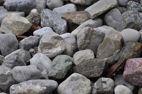 stones nature grey rock boulder