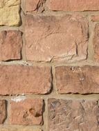 brick wall sand stone