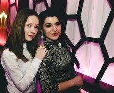 Photo of two young pretty girls