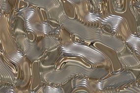 golden metal digital graphic