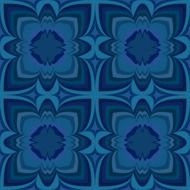 blue floral wallpaper pattern