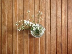 table wood vase background