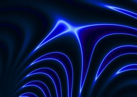 abstract lines blue background