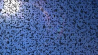 Art design of the background in blue
