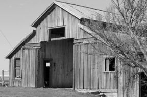 barn old historic wooden wood