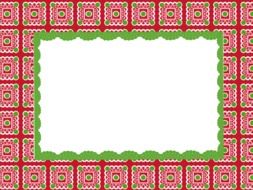 frame pattern christmas