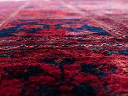 carpet red colorful wool