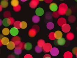 colorful decorative lights