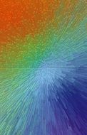 background blue green orange