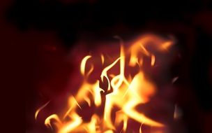 fire flame heat texture red burn