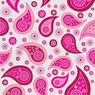 paisley pattern art background