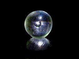 world glass ball reflection sphere