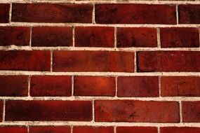 red wall bricks pattern