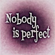 statement nobody is perfect saying