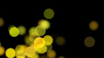 background with yellow blurred lights