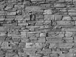 rock wall exterior pattern stone