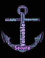 anchor secure safe security symbol