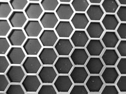 metal metallic pattern honeycomb