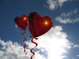 balloon loop heart love luck