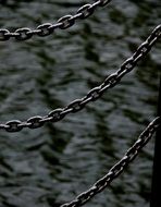 chains sea water texture of