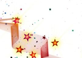 christmas greeting card postcard