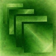 green background with fragments of squares