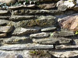 old natural stone wall texture