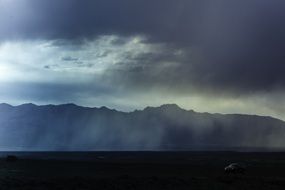 road trip in storm