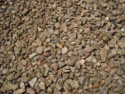 stones gravel spread cover stone