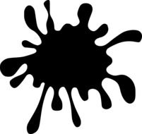 paint splatter splash ink liquid