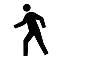 pedestrian pattern black