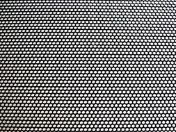 perforated black sheet pattern