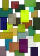 Decorative colorful abstract colored rectangles