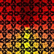 background swirl pattern black red