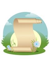 nature postcard text paper