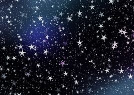 graphic starry sky